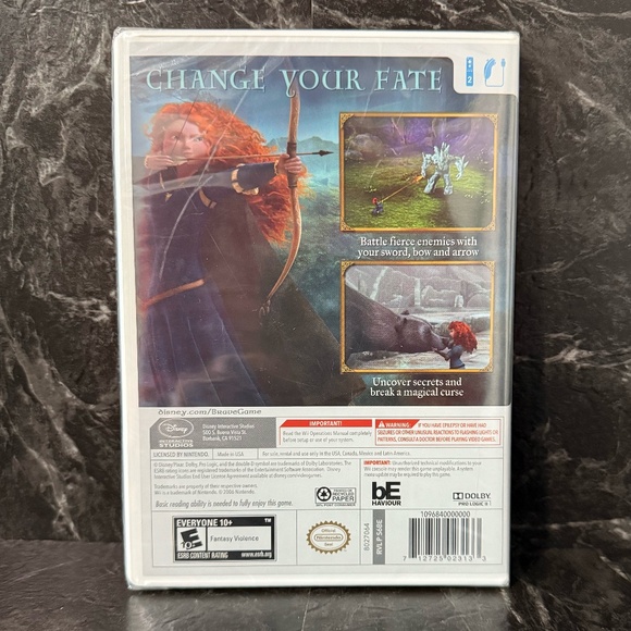 NINTENDO Wii Game Disney Pixar “Brave" - Picture 7 of 10